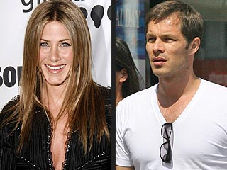 Jennifer Aniston and Paul Sculfor